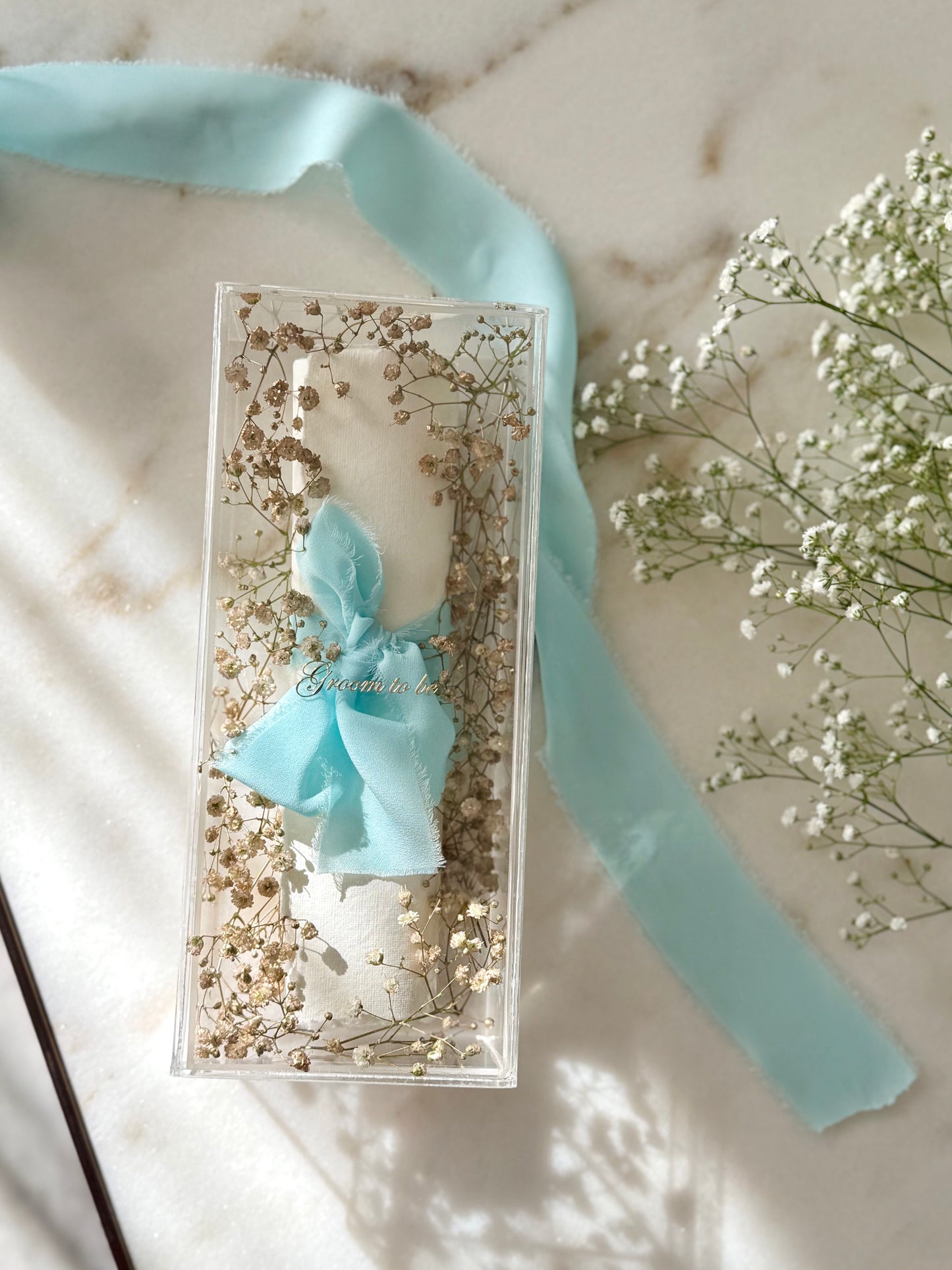 GROOM TO BE -LETTER IN A BOX