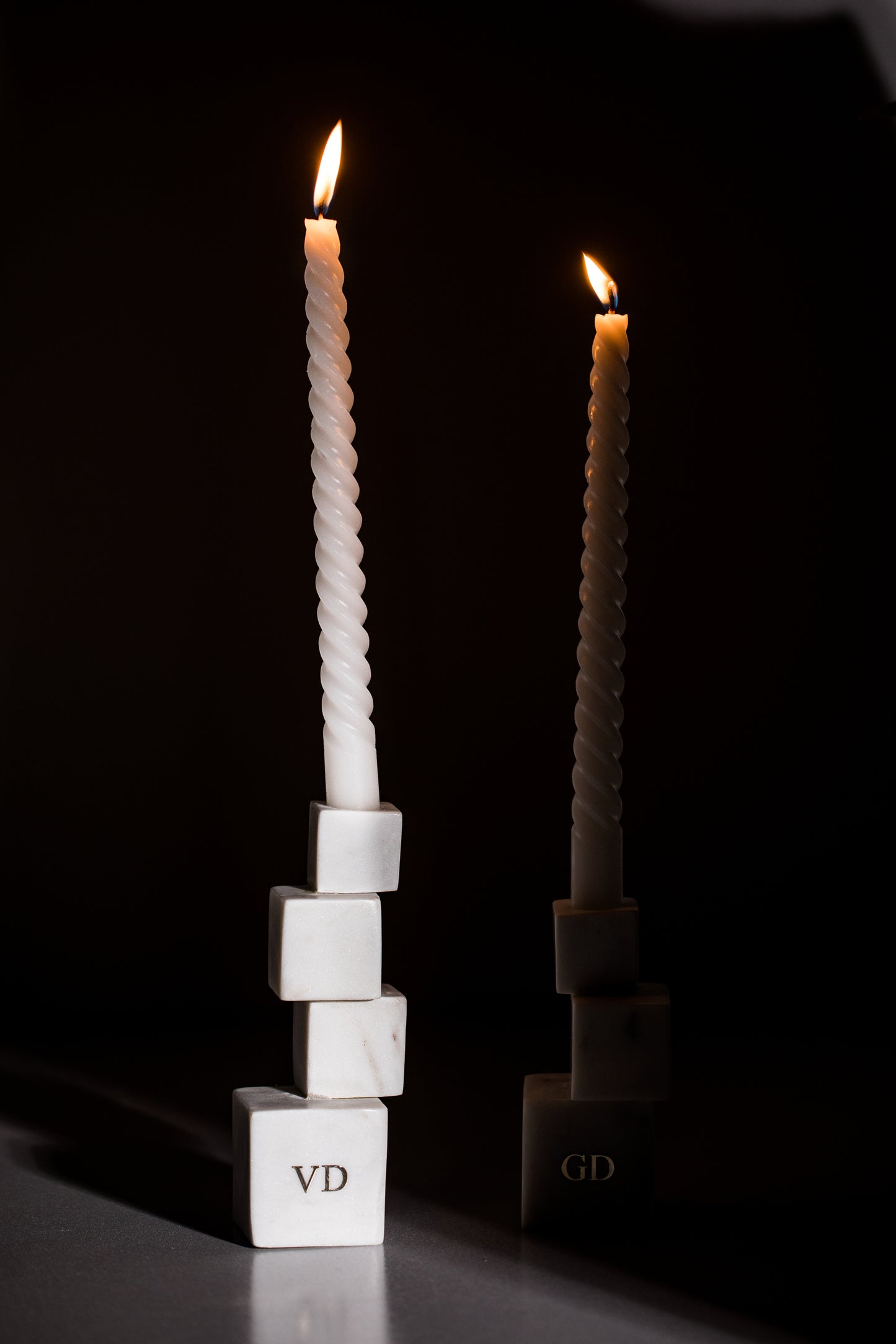 MARBLE CANDLE STANDS