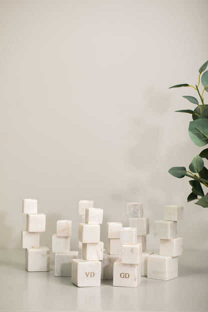 MARBLE CANDLE STANDS